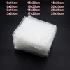 50Pcs Plastic Protective Wrap Envelope White Bubble Foam Packing Bags PE Clear Bubble Bag Shockproof Bag Double Film Cushioning 1