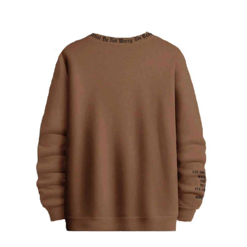 Sweatshirts Men's Tracksuits Long Sleeve Jersey Coats Male Casual Sportswear 3D Printed Letter Tops Pullover Loose Clothing