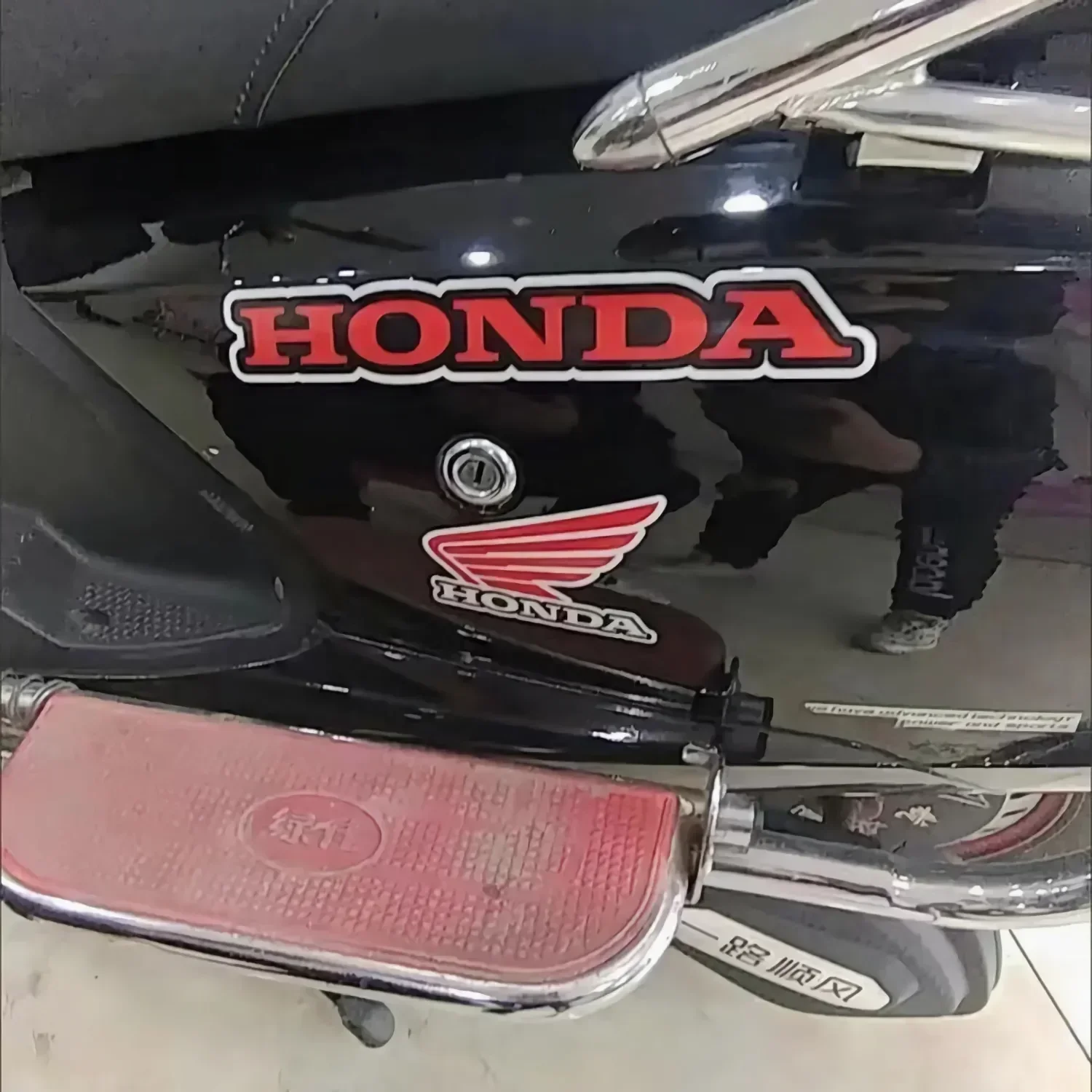 Motorcycle Stickers New Motorcycle Side Strip Sticker Car Styling Vinyl Decal For HONDAS Reflective Car Decoration