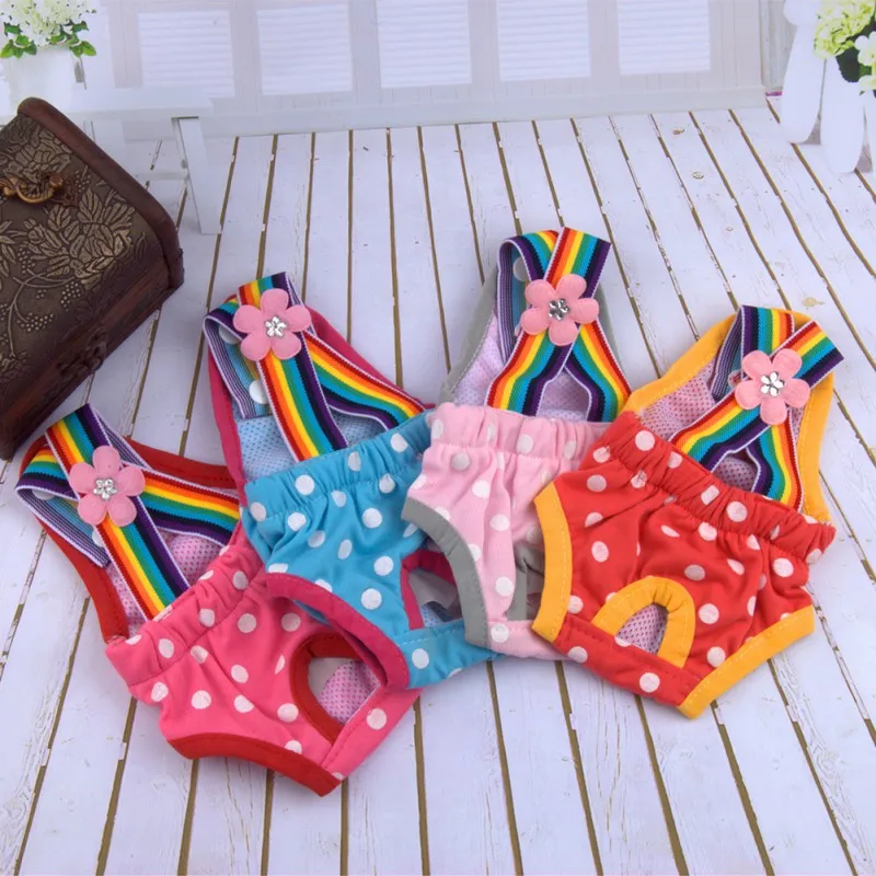 Pet Dog Diapers Washable Female Short Panties