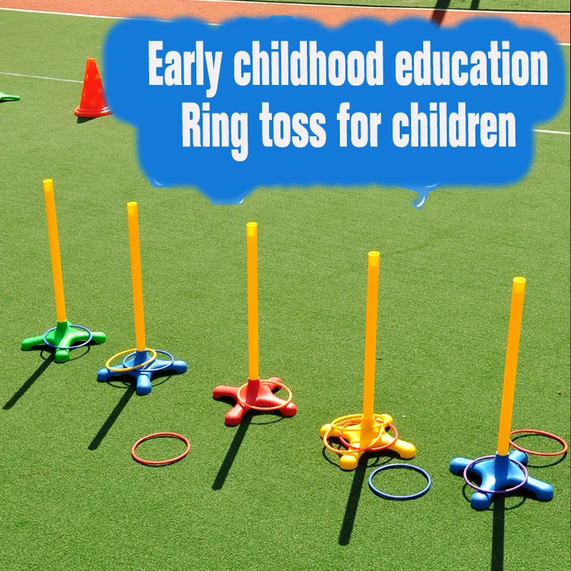 ChildrenThrowCircleGameFerruleStackedToysFunIndoorOutdoorParentChildInteractive