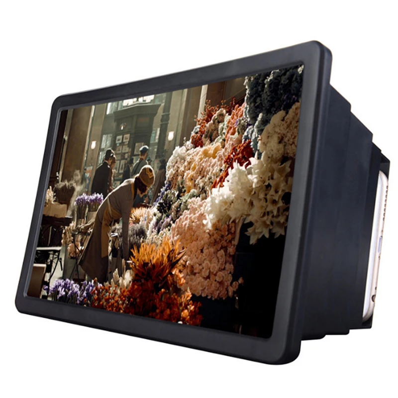 Universal Portable 3D Video Enlarge Smartphone Screen Magnifier Amplifier8.2inch