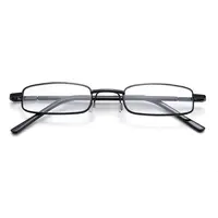 Lunettes de lecture compactes, portables, légères, anti-lumière bleue, avec clip pour stylo, étui tubulaire, pour hommes et femmes 1