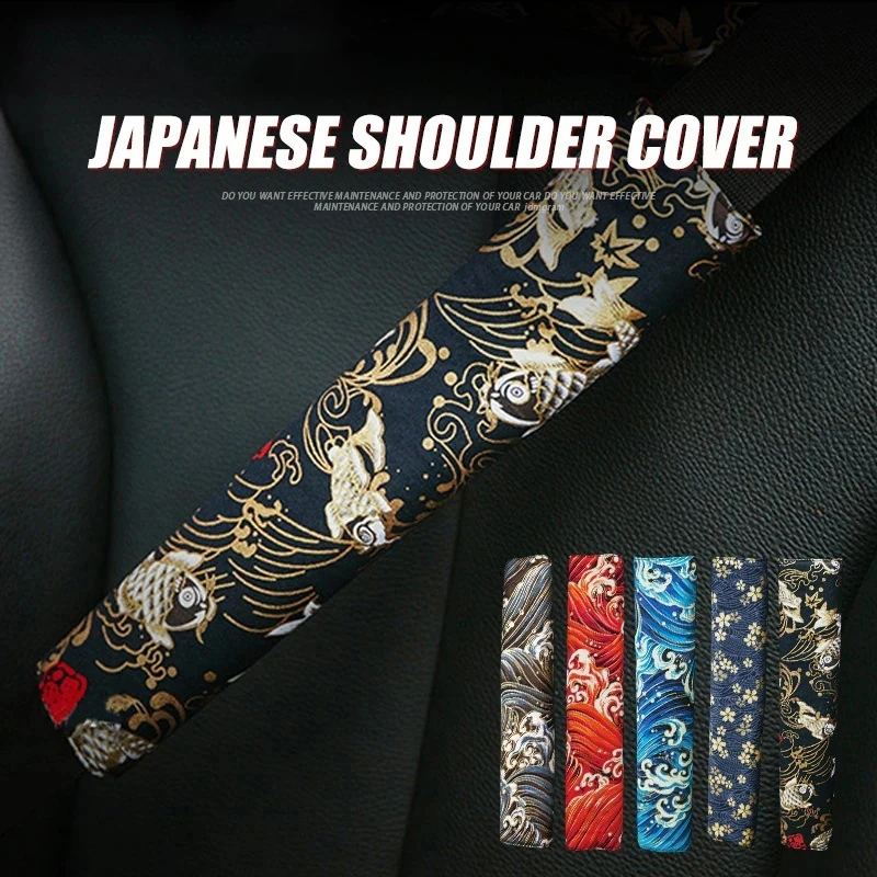 Enhanced Car Seat Belt Cover - Universal Auto Shoulder Pad Safety Protector Cushion for Interior Comfort