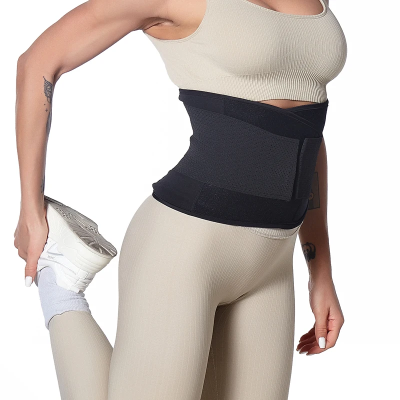 SEXYWG Women Waist Trainer Sauna Sweat Belt for Weight Loss Fat Burning Waist Cincher Belly Shaper Fitness Slimming Belt shapewear for dresses