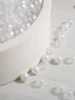 Thicken Crush Proof 5.5cm 100pcs Plastic Ball Pit Balls Multicolor Pearl white and Transparent for Kids Play with Bag 3