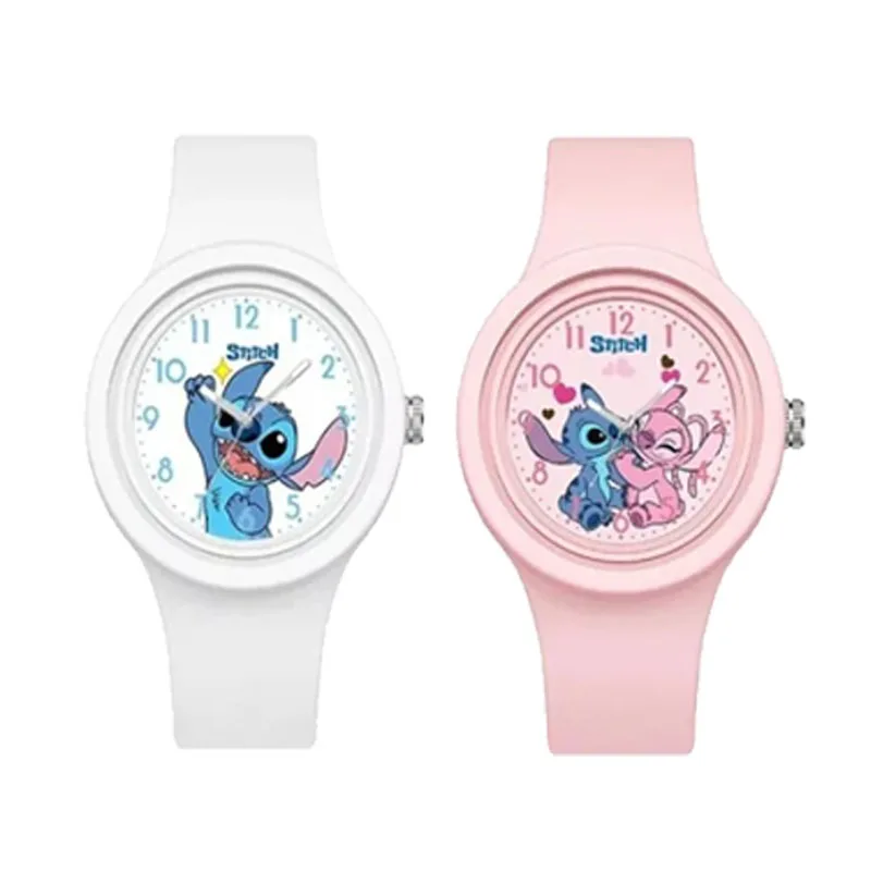غرزة الأطفال الساعات للفتيات سيليكون حزام جولة كوارتز ساعة أطفال بنين طالب ساعة دمى هدايا الفقرة نينوس هدايا عيد الميلاد