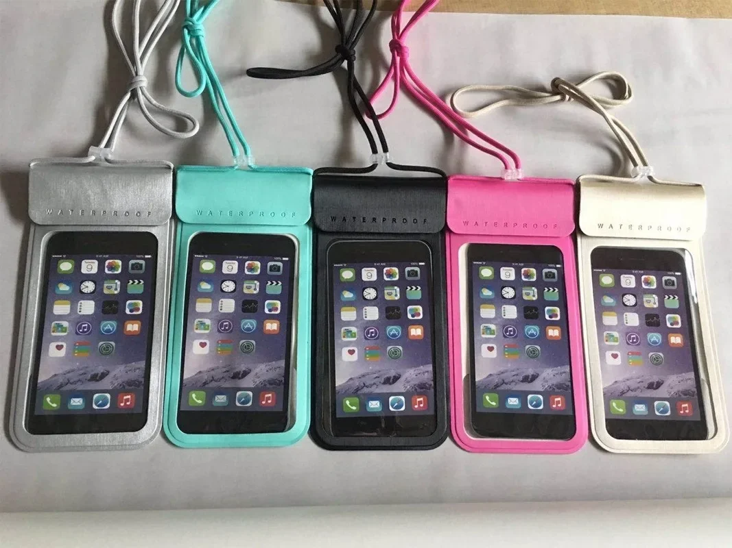 Waterproof Phone Case 6.0 Waterproof Phone Case Cover Touchscreen Cellphone Dry Diving Bag Pouch with Neck Strap for iPhone Xiaomi Samsung Meizu