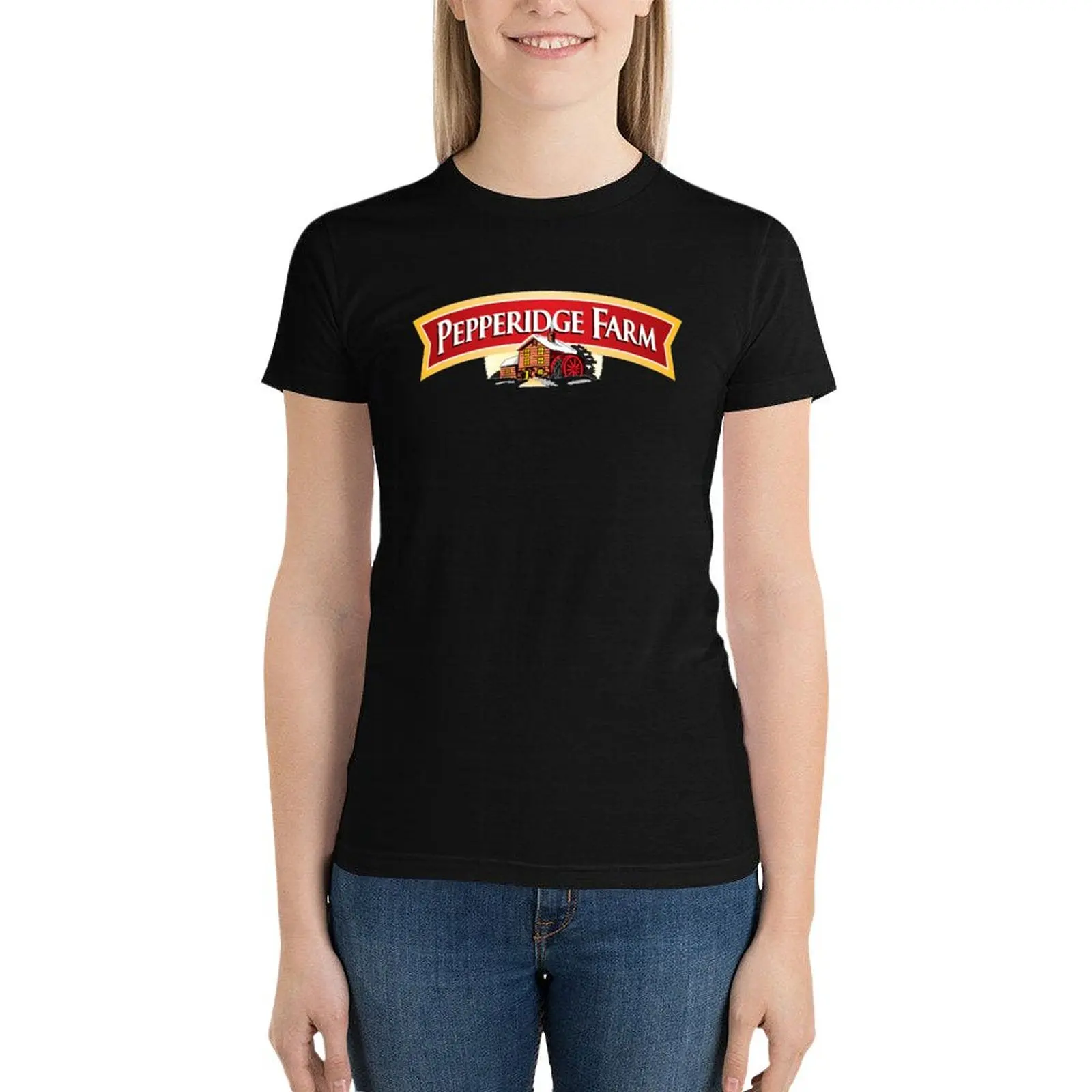 

pepperidge farm logo t shirt T-Shirt animal print shirt for girls anime clothes plus size tops Women's tops