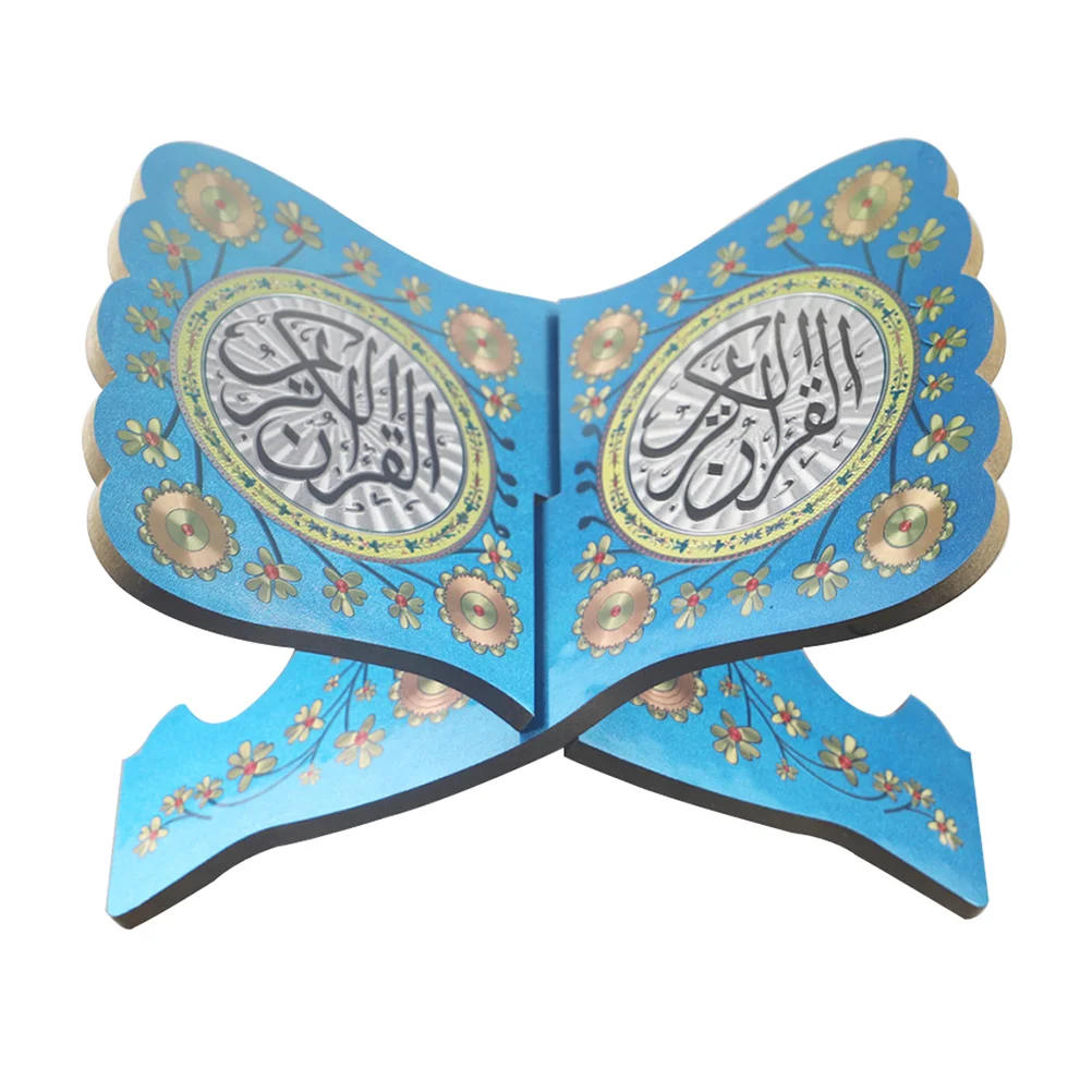 

Деревянная подставка для книг, винтажный держатель Корана, складная подставка для Библии, декоративный исламский ИД Мубарак, книжная полка, органайзер, дисплей