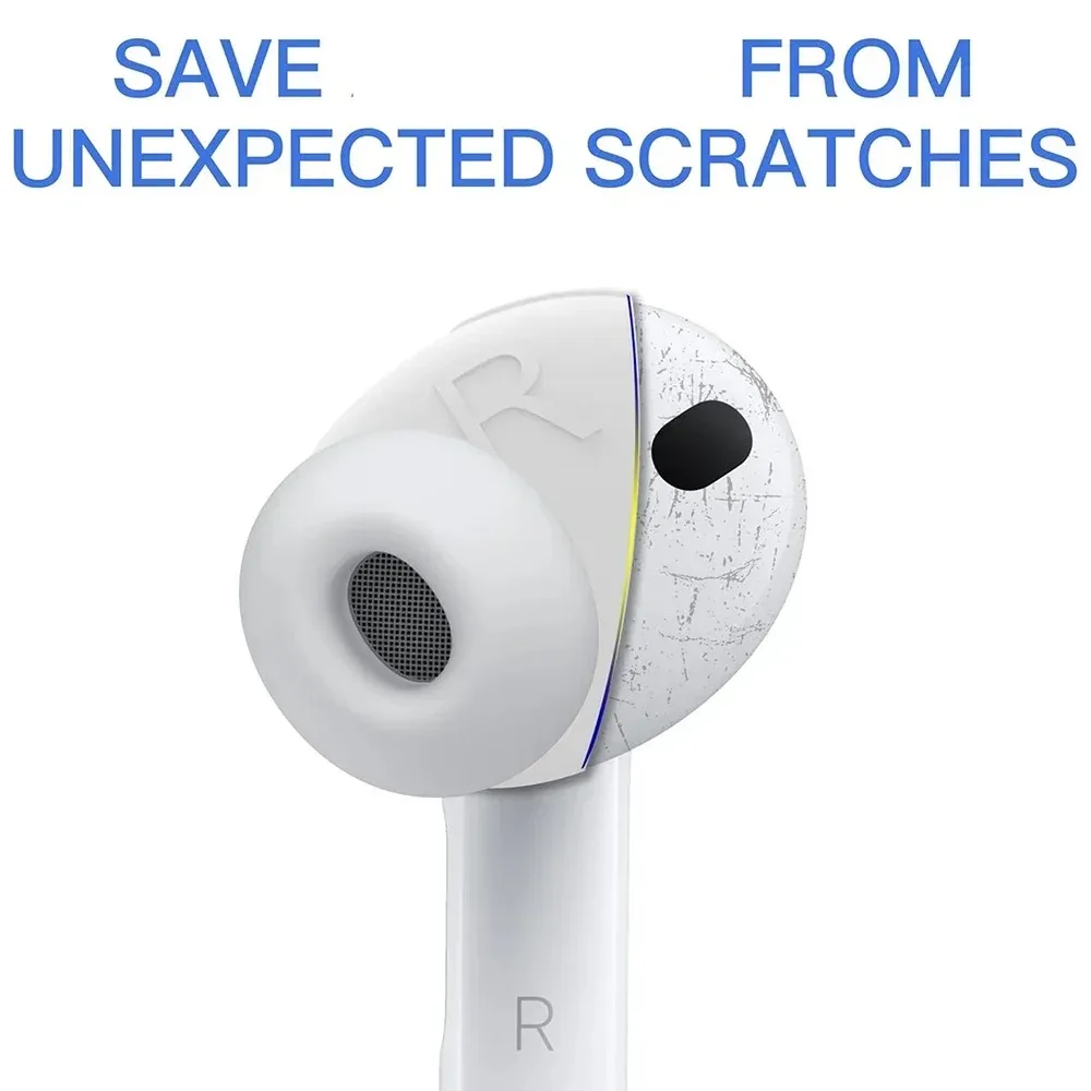 Silicone Eartips Cap - Ultra Thin Anti-Slip Protective Earbuds Cover (1-6 Pairs)