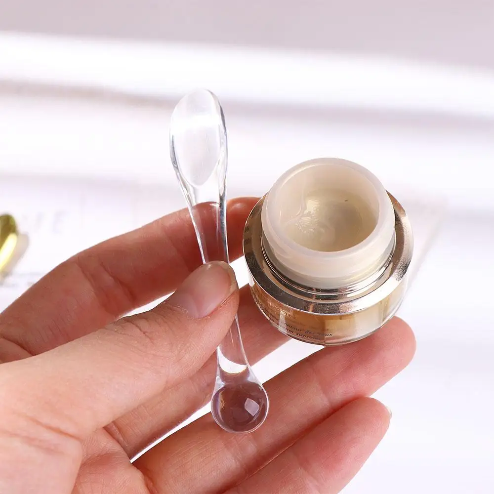 Makeup Tools Acrylic Cosmetic Spatulas Scoop Face Cream Mask Mud Mixing Spoon DIY Absorb Roller Facial Applicator 3/5Pcs