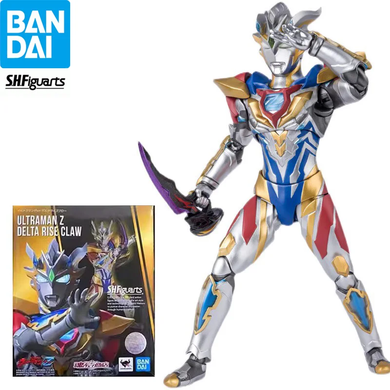 

In Stock Bandai Shf Ultraman Zeta Delta Rise Claw Powerful Original Genuine Anime Figure Model Toy Action Figures Collection Pvc