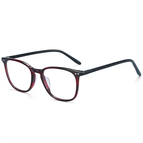 ZENOTTIC Casual Square Optical Prescription Eyeglasses Frames Unisex Ultralight Acetate All Day Comfort Spectacle Frame - Image 10