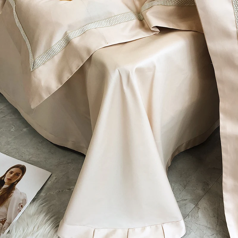 Waliicorners 100S Egyptian Long-staple Cotton Hotel Style Bedding Set Queen King Quilt Cover Bed Linen Pillow Shams Bedclothes 21 S73d09c1769f54c55add31e58d1ab8ddaR