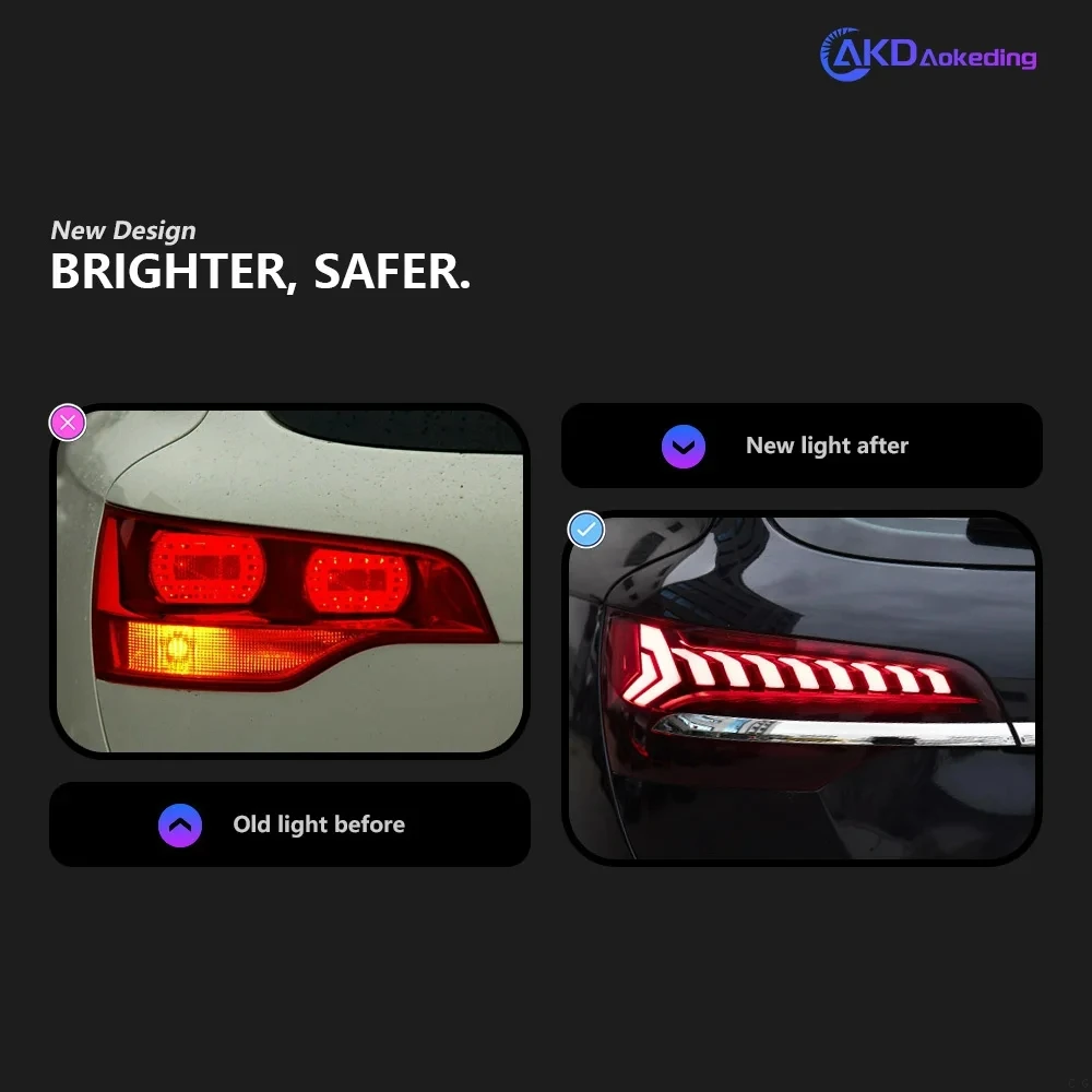 LED リアランプ、ブレーキライト、デイタイムランニングライト ... 車のテールライト LED DRL デイタイムランニングターンシグナルランプ ブレーキリバースライトヒュンダイと互換性サンタフェと互換性 車の LED テールライト DRL デイランニング LED シーケンシャルターンシグナルブレーキ逆転テールライトヒュンダイと...
