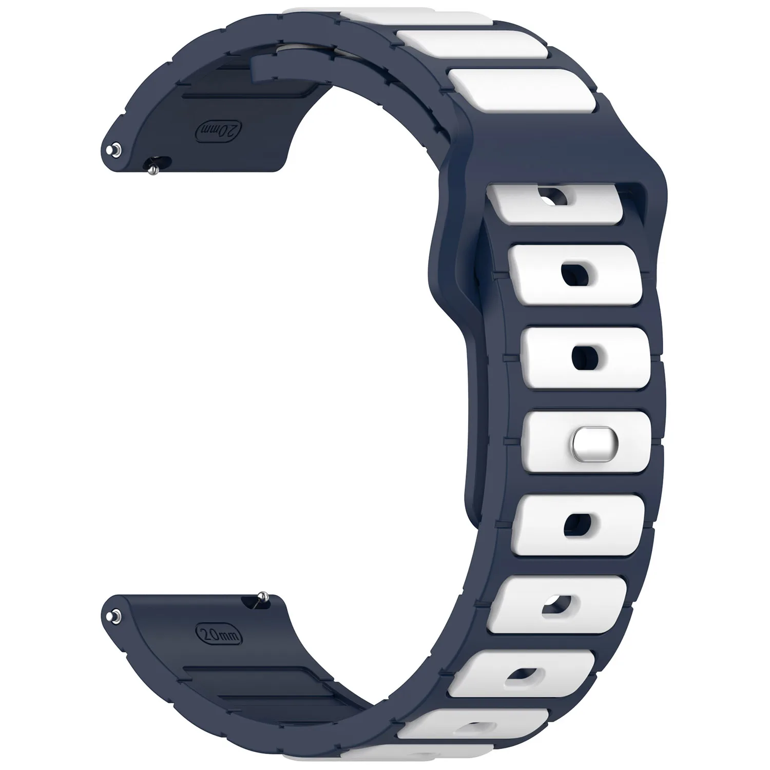 22mm Sports Silicone Strap for Smartwatches - Durable and Comfortable Wristband