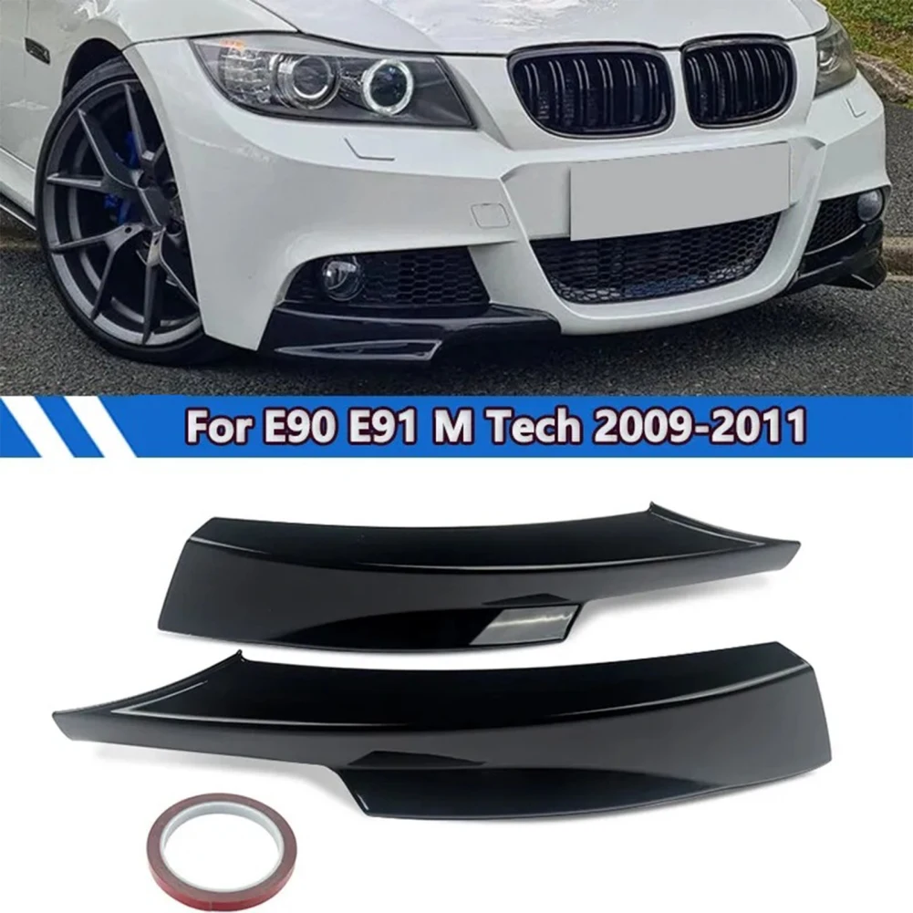 

1 Pair Front Bumper Spoiler Lip Chin Splitter Left Right Replacement For 3 Series E90 2009-2011 E91 2009-2012 M Sport Bumper LCI