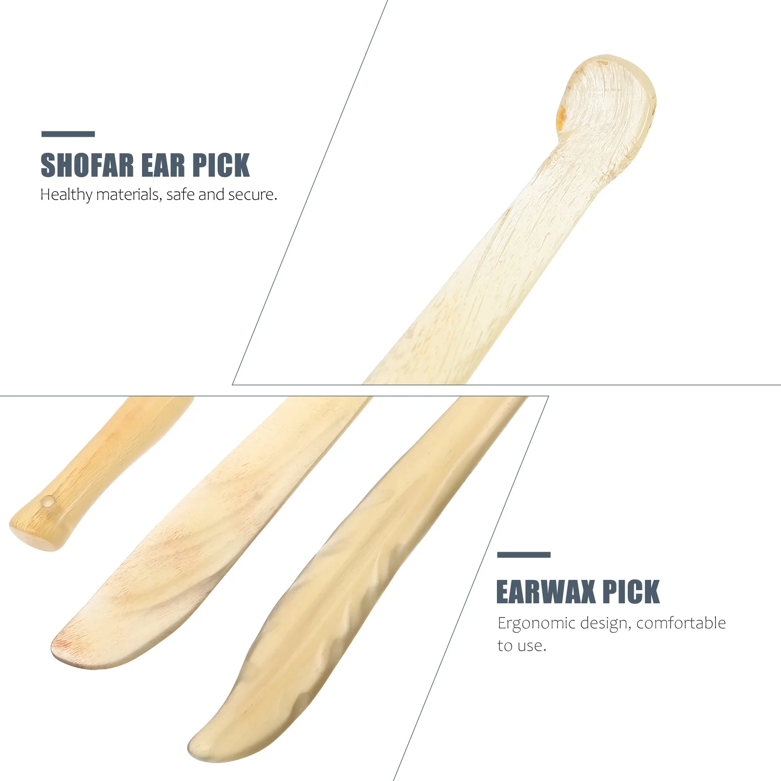 3 Pcs Ear Pick Household Tool Wax Cleaning Earwax Spoon Accessories Picker Removal 3