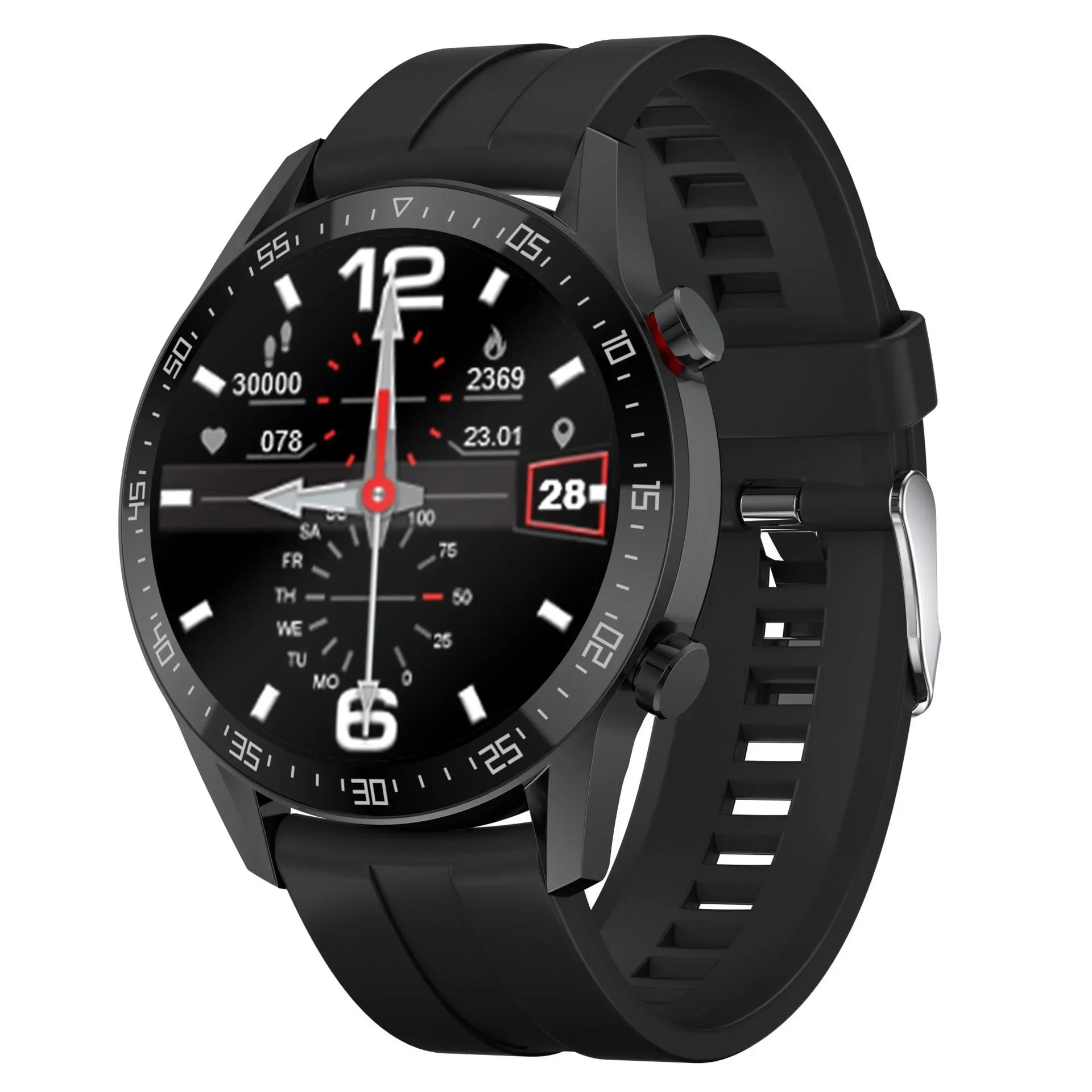 

2024 New Smartwatch Round HD Full Screen AI Bluetooth Call Waterproof Music Sport Smart Watch For Men Business Simple