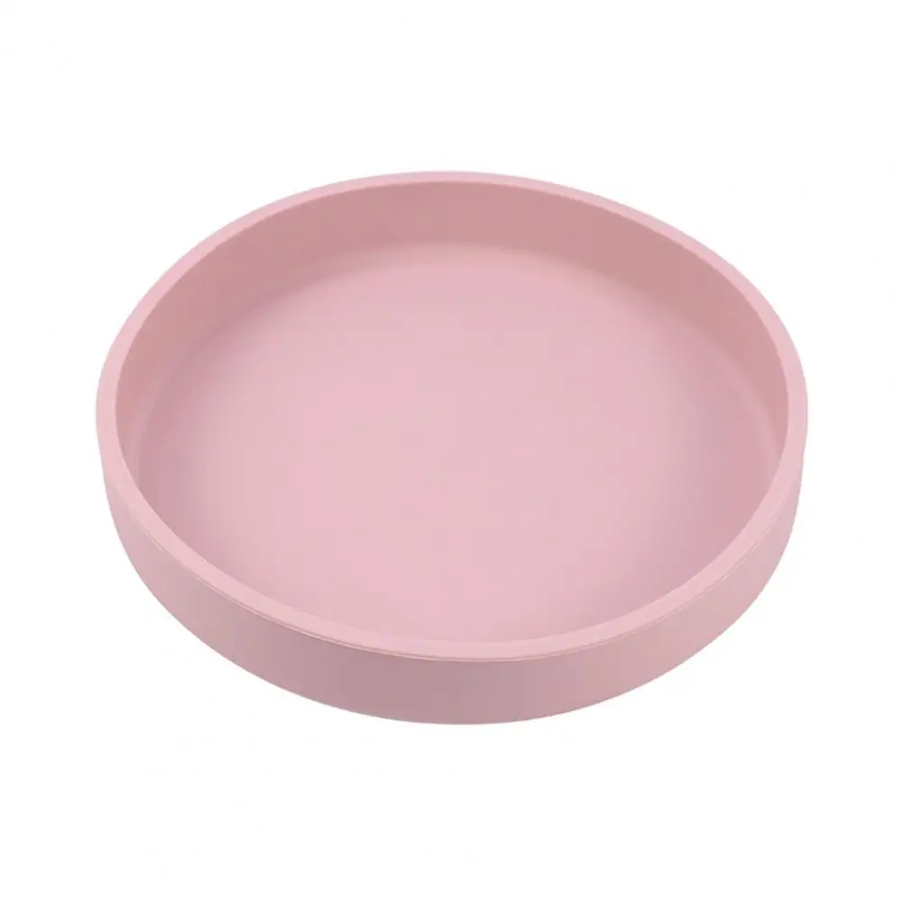 Microwaveable Children Tableware Set Versatile Silicone Children's Tableware Set Heat-resistant Round Pan Bowl for Home Dining