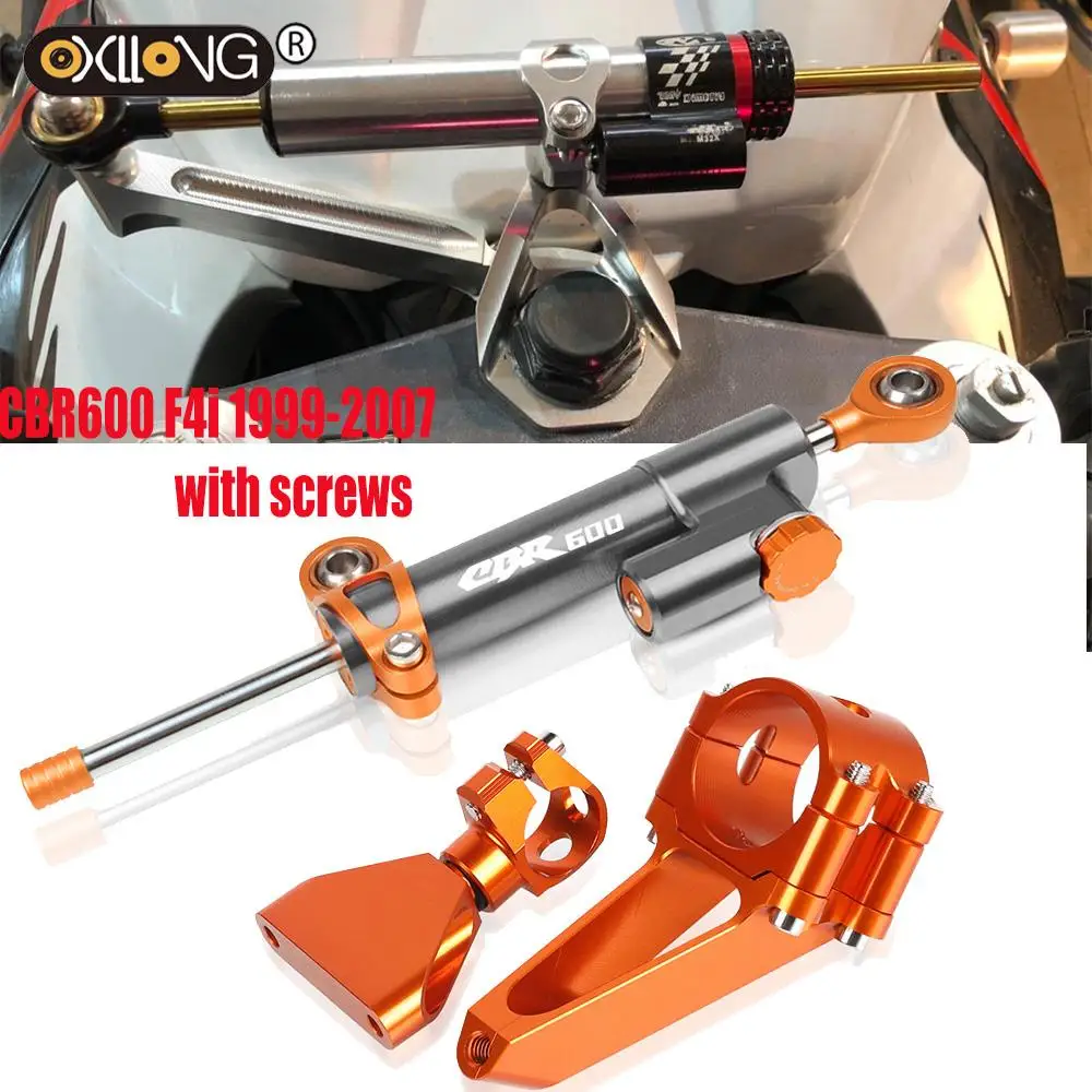 

For Honda CBR 600 CBR600 F4i 1999 2000 2001 2002 2003 2004 2005 2006 2007 Steering Dampers Stabilizer Bracket Mount Kit Support