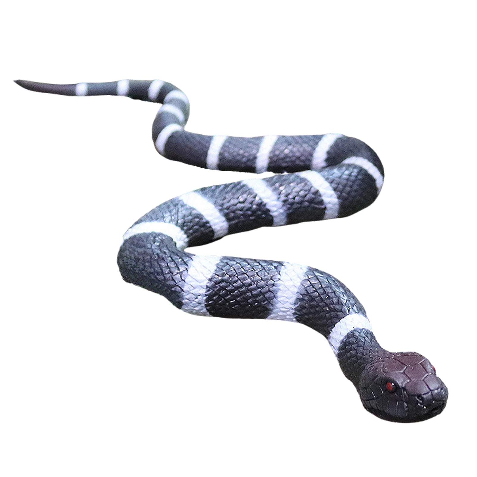 Details about   Palstic Snakes Realistic Fake Snake Toys for Garden Props to Scare Birds, 