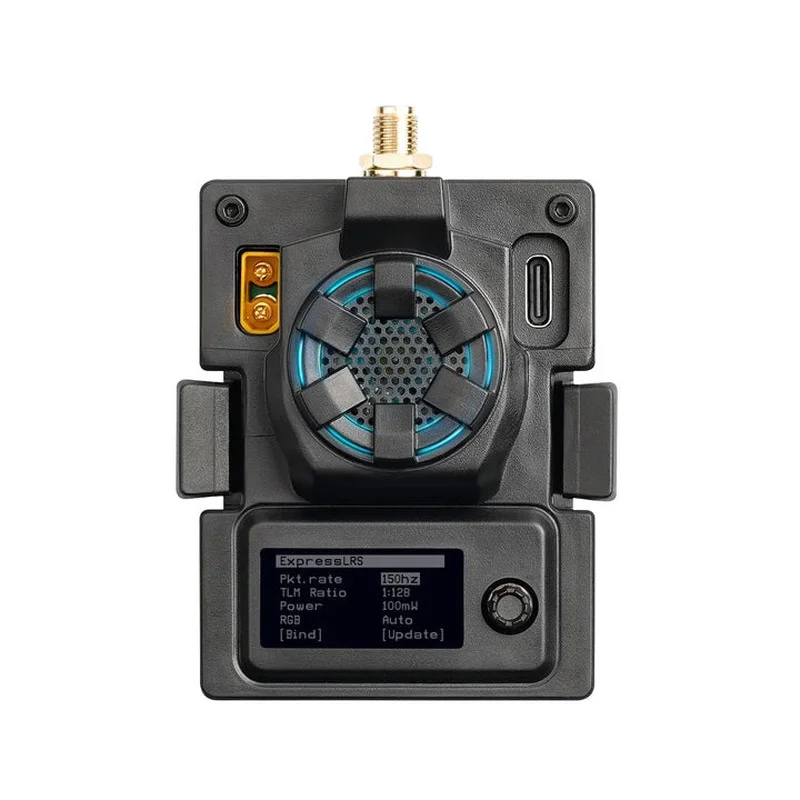 

BETAFPV ELRS Micro TX Module 2.4G 1W Black Version Backpack Built-in Cooling Fan Heat Sink for ELRS 2.4G RX OpenTX Transmitter
