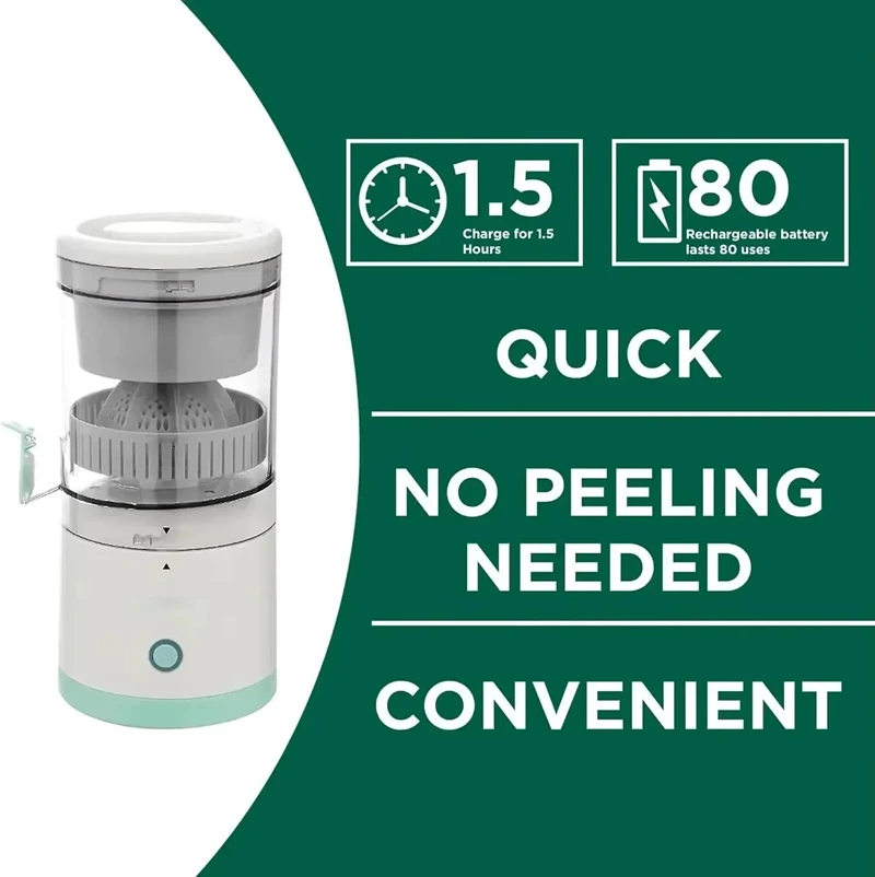 Xiaomi MIJAI Portable Electric Juicer USB Charging Orange Fruit Blender Household Juice Squeezer Mixer Citrus Juicer fruit juicer juice blender juice maker blender For Travel