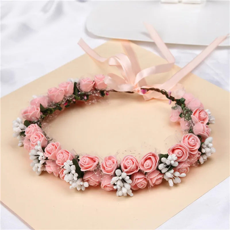 10-Piece/Set Children Good Flower Bowknot Cute Mesh Bow Head Rope Baby Hair  Ring Rubber Band PINK-3 - Walmart.com