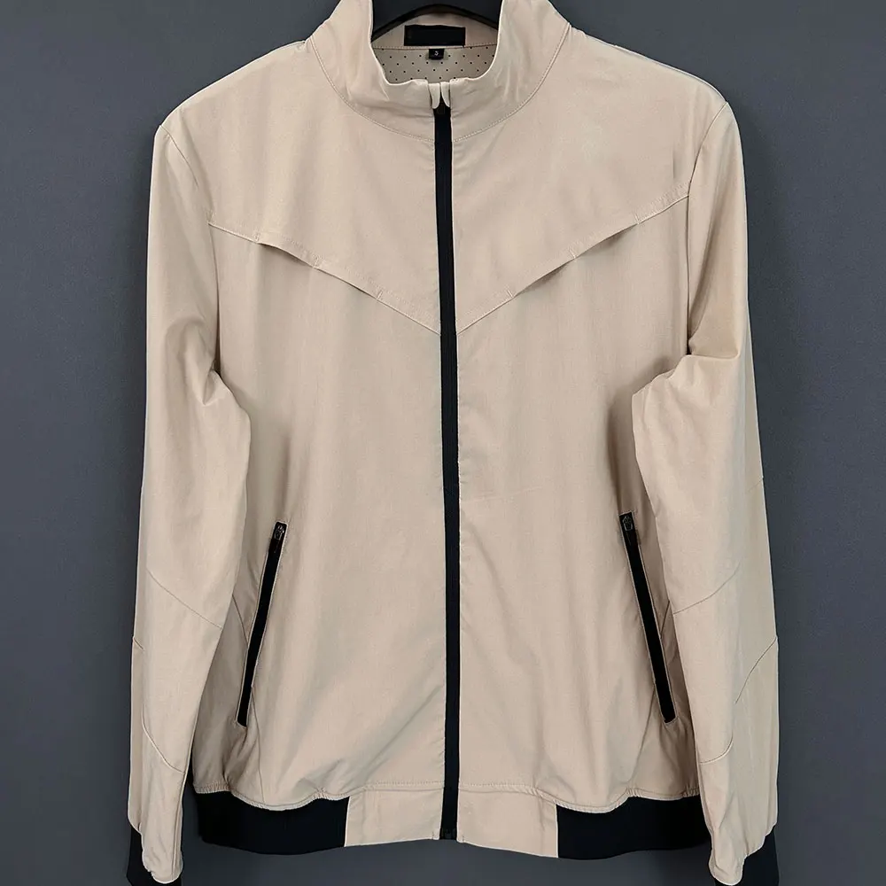 new men's golf long sleeved jacket, golf sports jacket, comfortable fit, windproof and quick drying