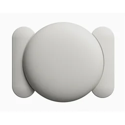 Magnetic Silicone Holder Case for GPS Tracker Anti - lost Mount (Beige)