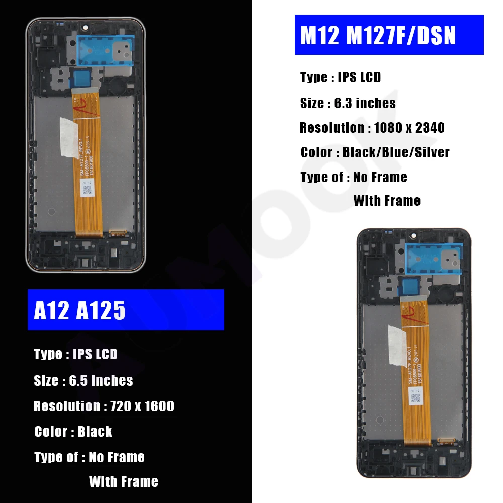 Ｚ  A125 M127F DSN ÷ ġ ũ Ÿ  ǰ,  LCD , 6.5 ġ LCD