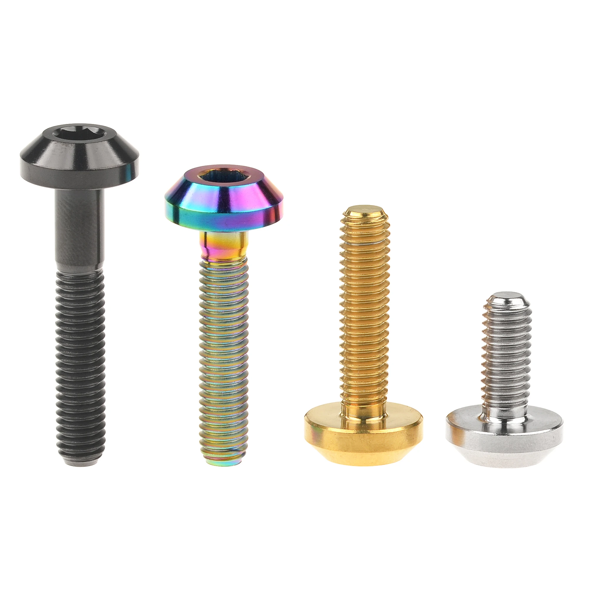 Xingxi Peças Parafusos de Titânio M6x12 15 20 25 30 35 mm Hexagonal Guarda-chuva Cabeça Parafusos da Motocicleta Freio a Disco Modificação Parafusos