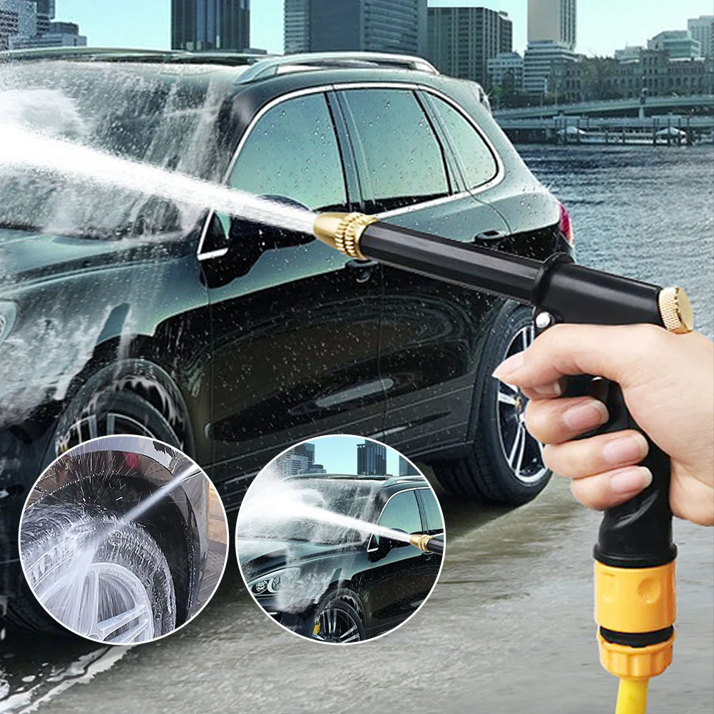 

2023 New High Pressure Washer Gun Adjustable Patterns Car Wash Machine Garden Watering Hose Nozzle Sprinkler Car Washing Kit