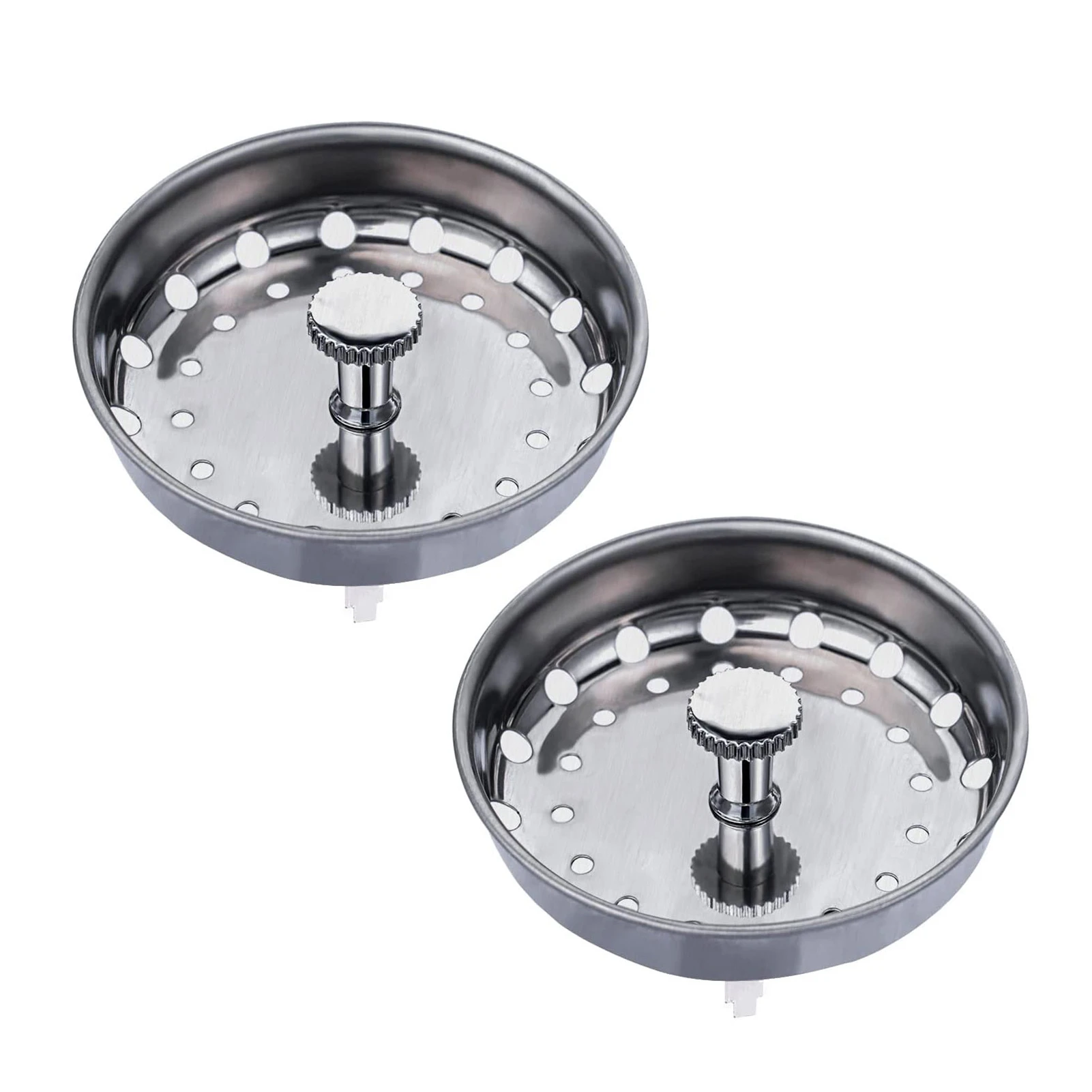 2Pcs Kitchen Sink Strainers Stainless Steel Kitchen Sink ...