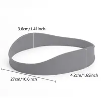 Bande de Sauna Courbée en Silicone pour Homme, Modèle de Rasage et Guide de Coupe de Cheveux, Outil de Coiffure 6