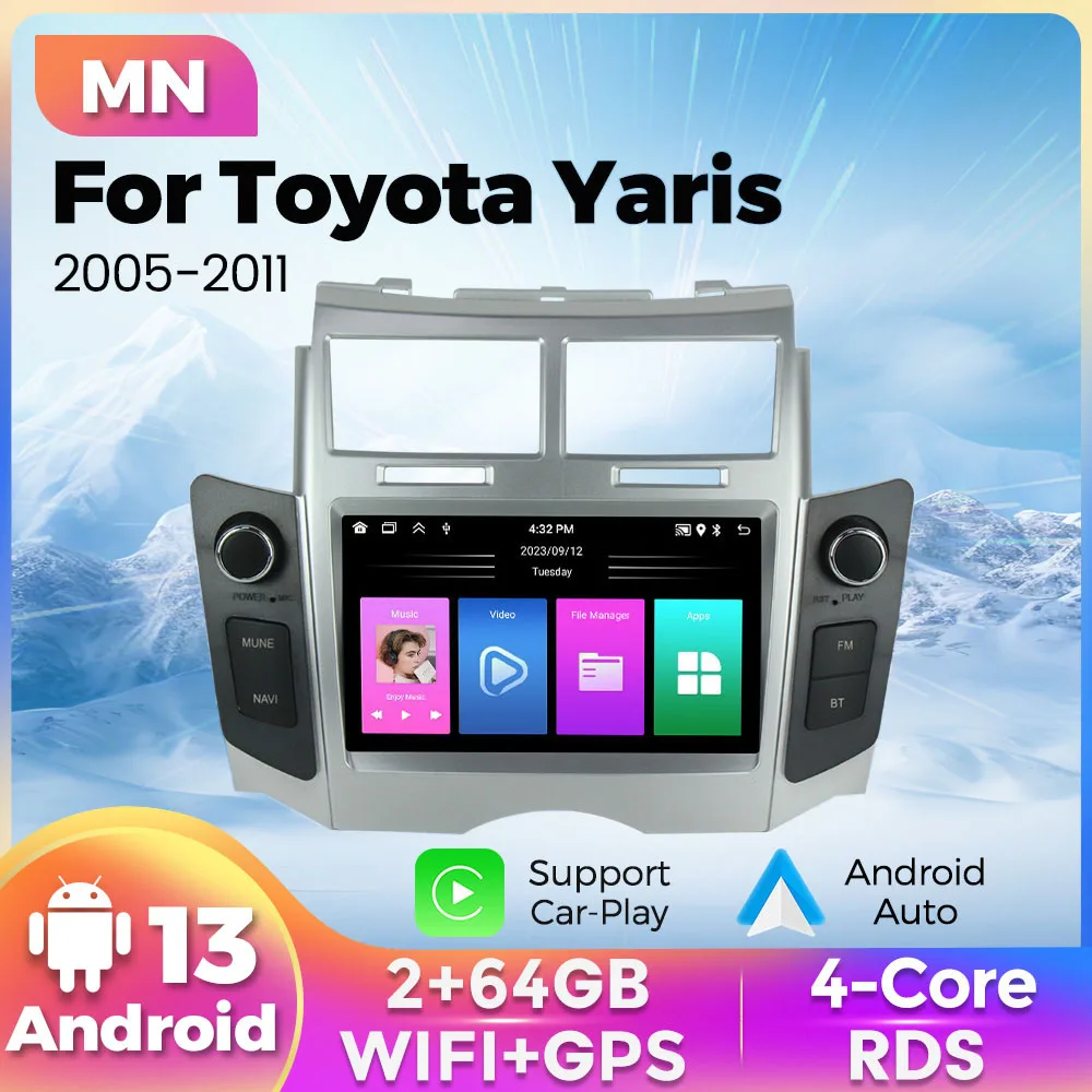 Ohradio 2G 64G Autoradio für Toyota Yaris Vizi 2005-2011 Ohradio 2G 64G Autoradio für Toyota Yaris Vizi 2005-2011