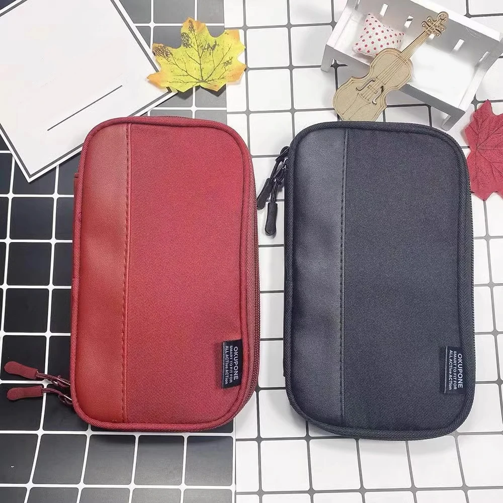 Korean Kawaii Pencil Case School Storage Bag Macaron Color Multi-function Large Capacity Pencil Cases for Phone Stationery - 6