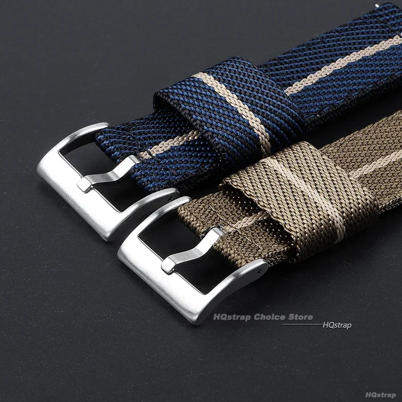 Adjustable Nylon Strap with Stainless Steel Buckle - Quick Release Universal Bracelet