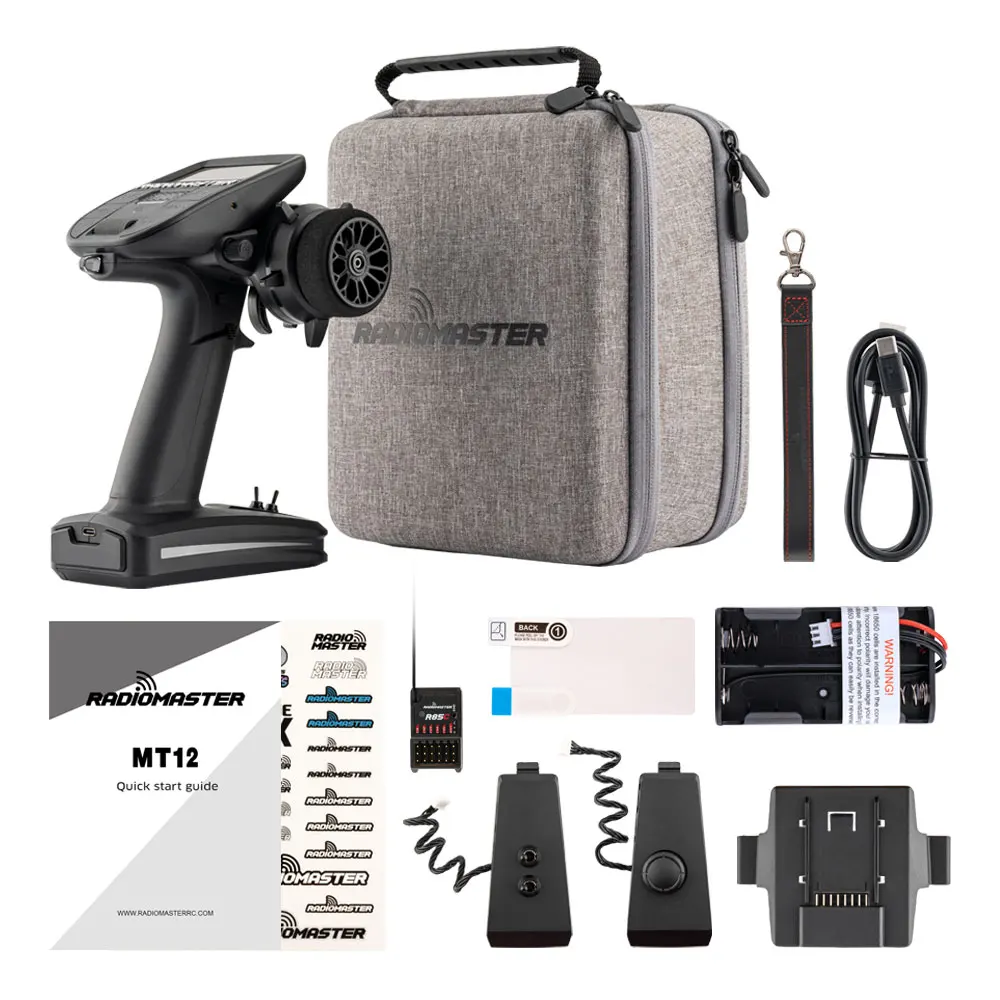 RadioMaster MT12  Ʈ Edgetx  ҽ, 2.4G ELRS  RC ڵ ,  