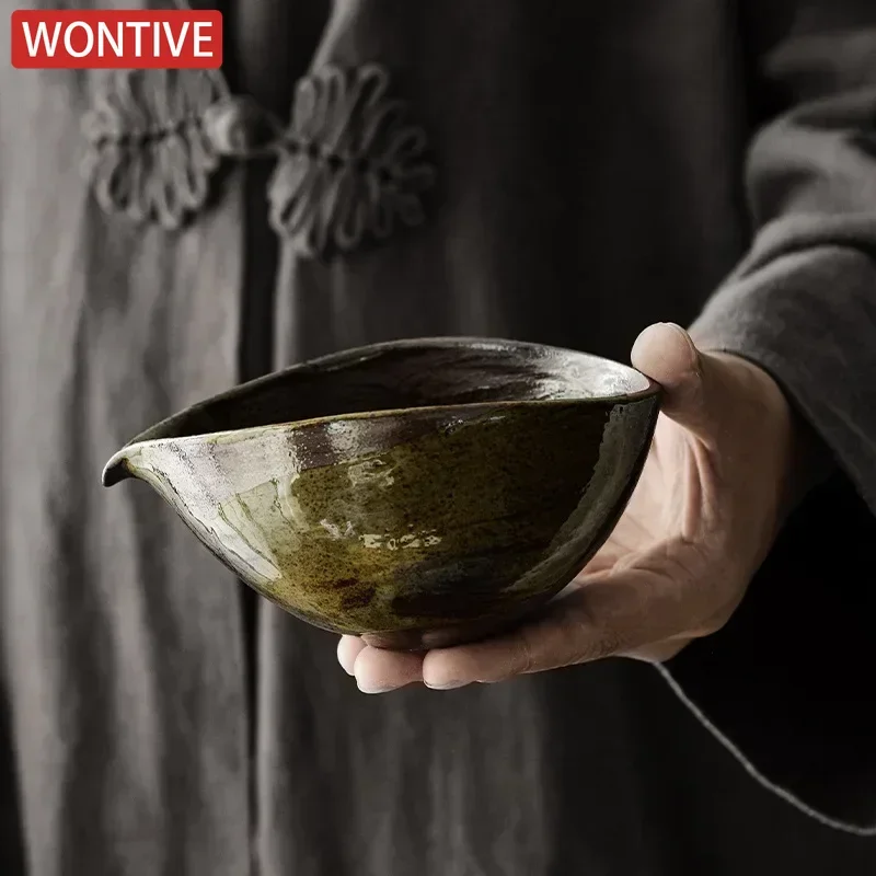 Matcha Tea Set Matcha Tea Tools Tea Ceremony Tools Matcha Whisk Coarse Pottery Matcha Chawan Tea bowl Accessories Japanese Matcha Mixing Bowl Kitchen Tools