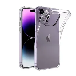 Silicone Soft Shockproof Transparent Phone Case - Ultra Thin Clear Cover - iPhone Air