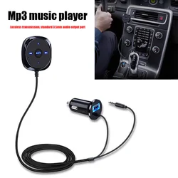 Car Bluetooth-compatible Audio Receiver Handsfree Car Bluetooth-compatible Player Auto Accessories for Car Stereo with AUX IN