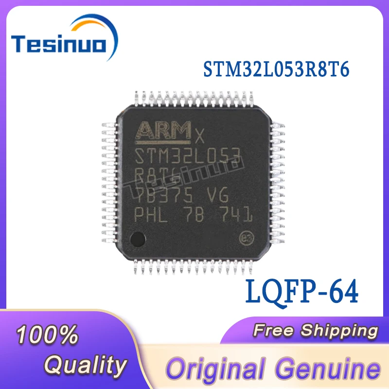 

5/PCS New Original STM32L053R8T6 LQFP-64 ARM Cortex-M0+ 32-bit Microcontroller In Stock