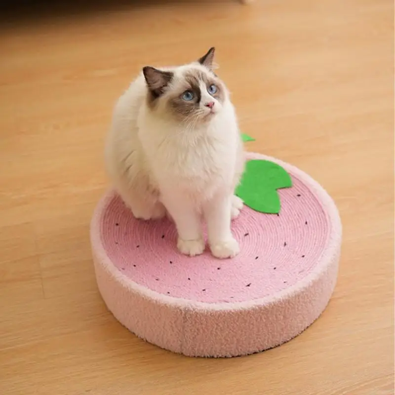 고양이 긁힘 매트 고양이 장난감, 애완 고양이 긁힘 보드, 발톱을 날카롭게 하는 고양이 장난감, 소파 보호, 테이블 소파용 과일 디자인
