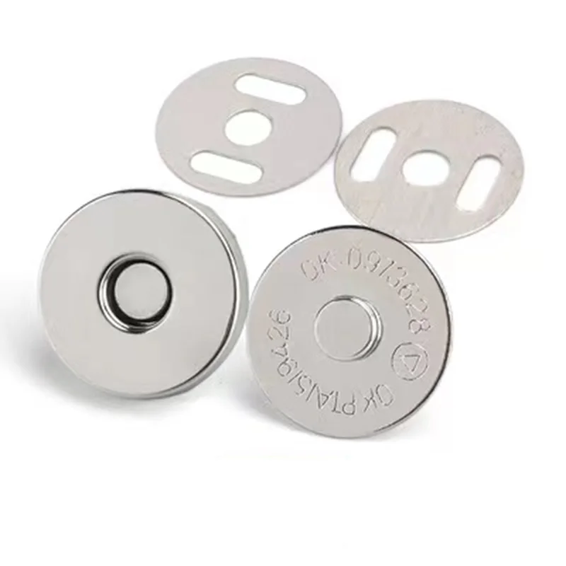 10sets/lot 14mm 18mm Magnetic Snap Fasteners Clasps Buttons Handbag Purse Wallet Craft Bags Parts Accessories Adsorption 3