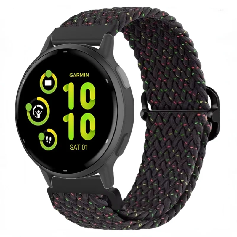 Nylon Braided Solo Loop Strap - 20mm/22mm Sports Bracelet Wristband