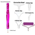 Purple roller set