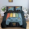 Gamepad Polyester Duvet Cover Set Colourful Button King Play Gamer Bedding Set Kid Teen Man Video Game for Child Game Room Decor 1